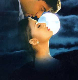 Aish and the moon