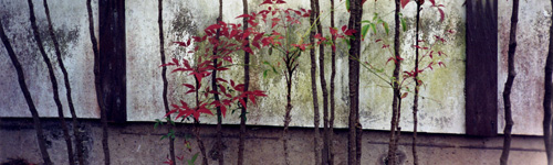 Three Happiness Banner Evening of Three Happiness